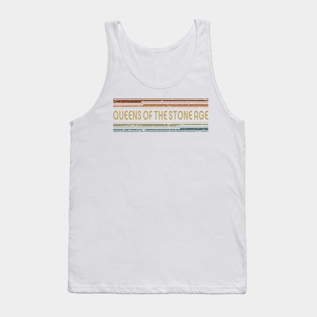 Queens of the Stone Age Retro Lines Tank Top by casetifymask